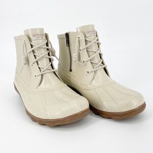 SPERRY Syren Gulf Duck Boot Ivory Size 7